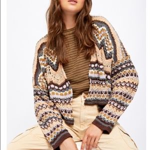Free People Feeling Nostalgic Crochet Cardigan